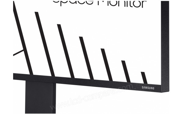 SAMSUNG S32R750U - Zoom sur la partie basse