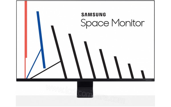 SAMSUNG S32R754U - Vue de face baiss&eacute;