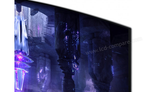 SAMSUNG S34BG850SU - Zoom sur le coin sup&eacute;rieur droit