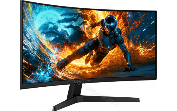 SAMSUNG S34HG550EU - Vue 3/4 gauche