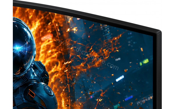 SAMSUNG S34HG550EU - Zoom sur le coin sup&eacute;rieur droit