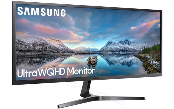 SAMSUNG LS34J550WQRXXU - Vue 3/4 gauche