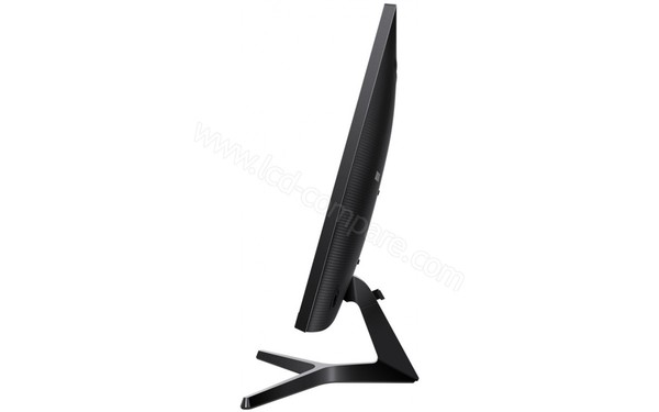 SAMSUNG LS34J550WQRXXU - Vue de profil en mode inclinaison