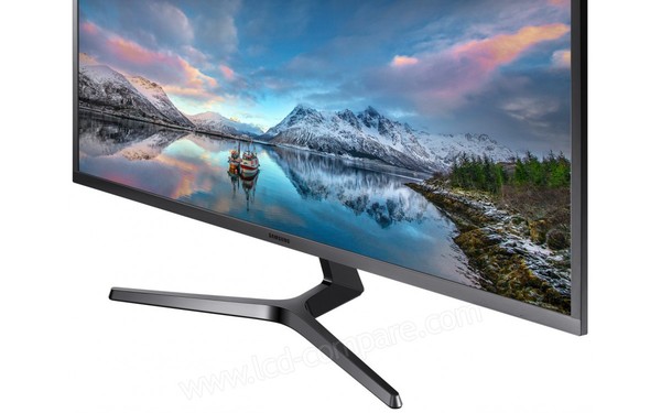 SAMSUNG LS34J550WQUXZG - Zoom sur la partie basse
