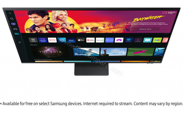 SAMSUNG LS43BM700UPXXU - Vue en plong&eacute;e