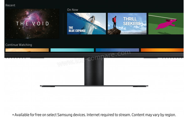 SAMSUNG LS43BM700UPXXU - Zoom sur la partie basse