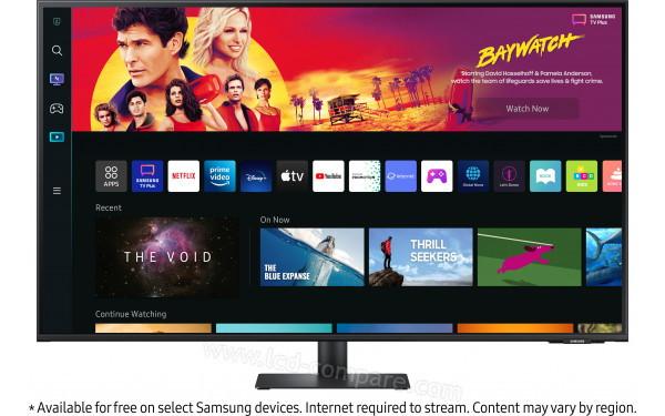 SAMSUNG LS43BM700UPXXU - Vue de face