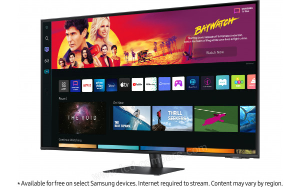 SAMSUNG LS43BM700UPXXU - Vue 3/4 droite