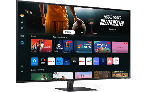 SAMSUNG LS43DM702UUXDU - Vue 3/4 gauche