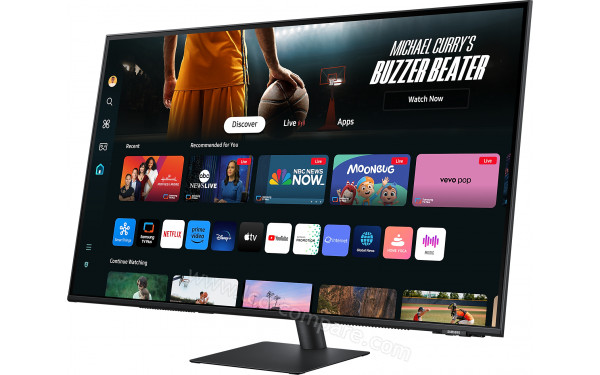 SAMSUNG LS43DM702UUXEN - Vue 3/4 droite