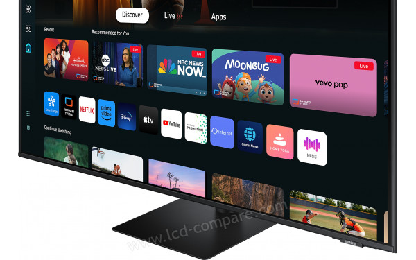 SAMSUNG LS43DM702UUXEN - Zoom sur la partie basse