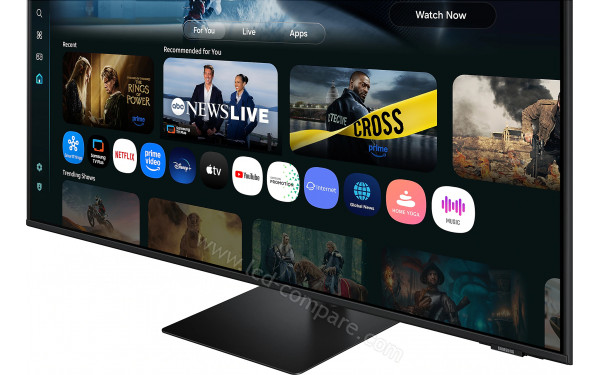 SAMSUNG LS43FM702UUXXU - Zoom sur la partie basse