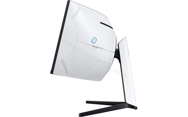 SAMSUNG LS49AG954NP - Vue de profil bascul&eacute; vers l'arri&egrave;re