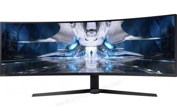 SAMSUNG S49AG954NU - Vue de face pivot&eacute;