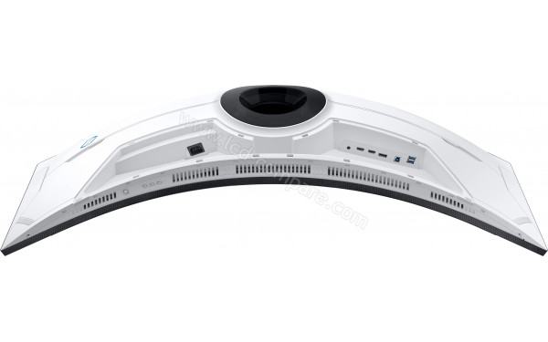 SAMSUNG S49AG954NU - Vue du dessous et connectiques