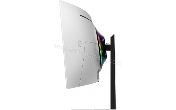 SAMSUNG LS49DG954SUXEN - Vue de profil bascul&eacute; vers l'avant