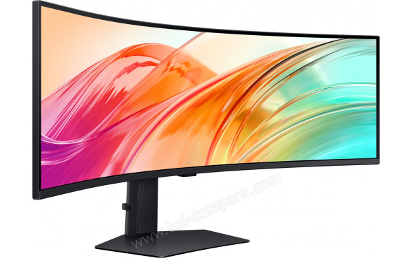 SAMSUNG LS49F950UAUXEN - Vue 3/4 gauche