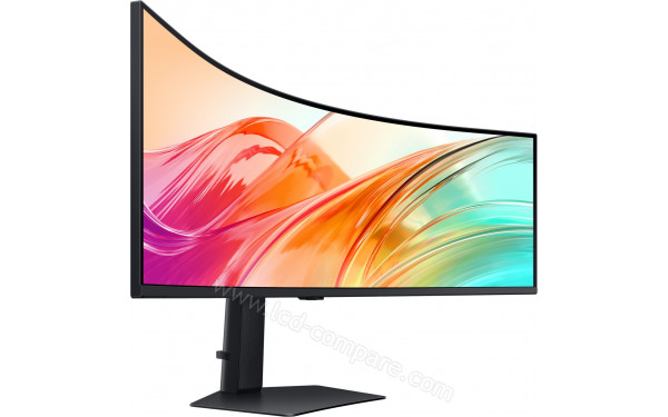 SAMSUNG LS49F950UAUXXE - Vue 3/4 gauche