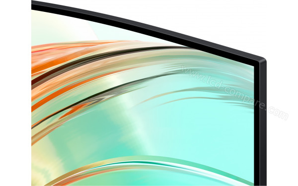 SAMSUNG LS49F950UAUXXE - Zoom sur le coin sup&eacute;rieur droit