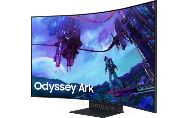 SAMSUNG Odyssey Ark LS55CG970NUXDU - Vue 3/4 droite