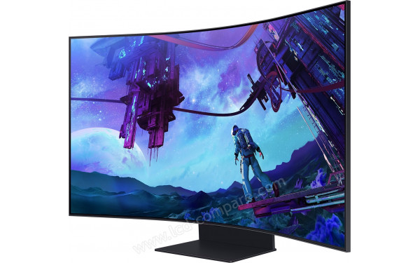 SAMSUNG Odyssey Ark LS55CG970NUXDU - Vue 3/4 droite