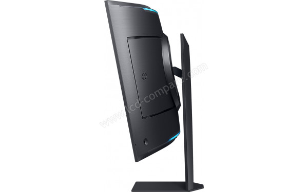 SAMSUNG Odyssey Ark LS55CG970NUXDU - Vue de profil bascul&eacute; vers l'avant