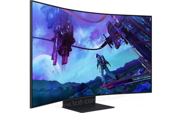 SAMSUNG Odyssey Ark LS55CG970NUXDU - Vue 3/4 gauche