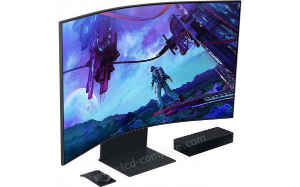 SAMSUNG Odyssey Ark S55CG97WNU - Vue 3/4 gauche