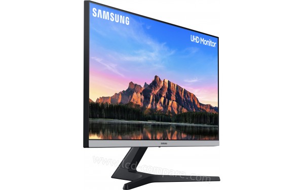SAMSUNG U28R552UQP - Vue 3/4 gauche