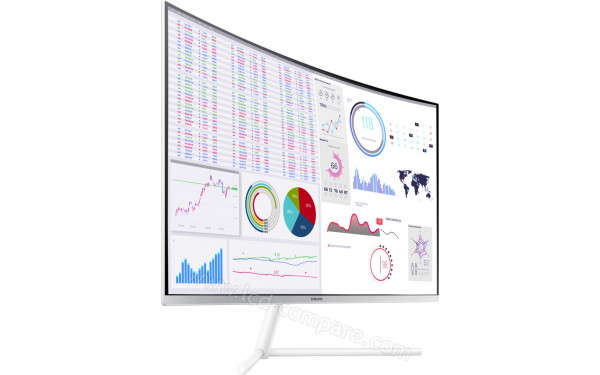 SAMSUNG U32R591CWP - Vue 3/4 gauche