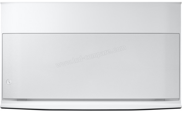 SAMSUNG The Serif 43LS01RA - Vue de l'arri&egrave;re avec panneau magn&eacute;tique