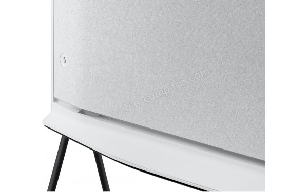 SAMSUNG The Serif 43LS01RA - Zoom sur la partie basse avec pied