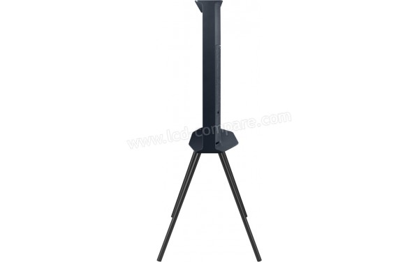 SAMSUNG The Serif QE43LS01RBUXZG - Vue de profil avec pieds