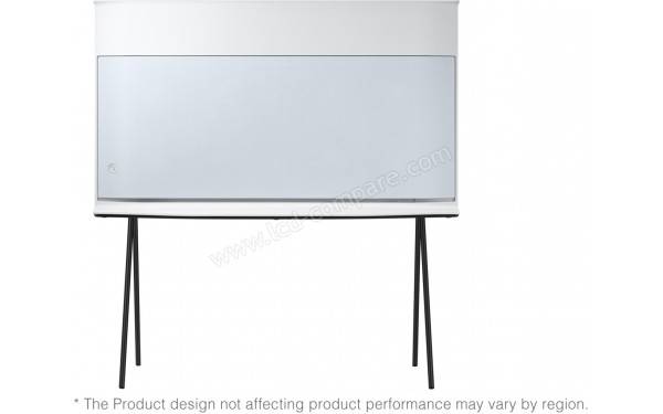 SAMSUNG The Serif QE43LS01TA - Vue de l'arri&egrave;re avec pieds