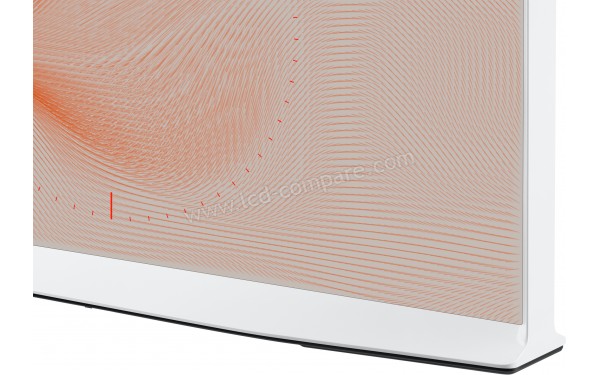 SAMSUNG The Serif QE43LS01TAUXZT - Zoom sur la partie basse