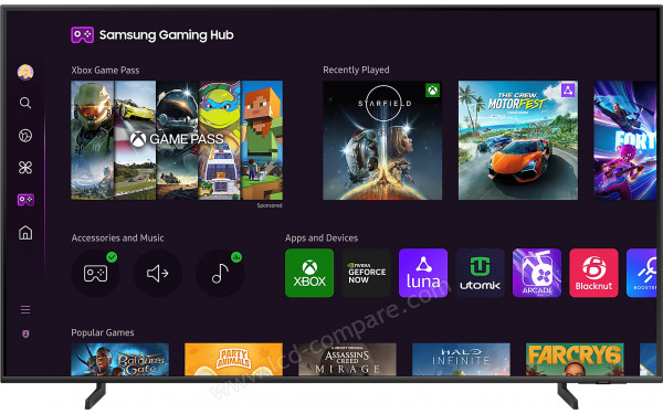 SAMSUNG QE43Q64DAUXZT - Vue de face