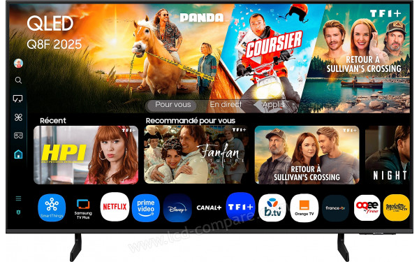 SAMSUNG QE43Q8FAAUXZT - Vue de face