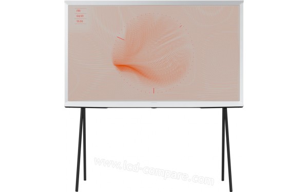 SAMSUNG The Serif QE49LS01RASXXN - Vue de face avec pieds
