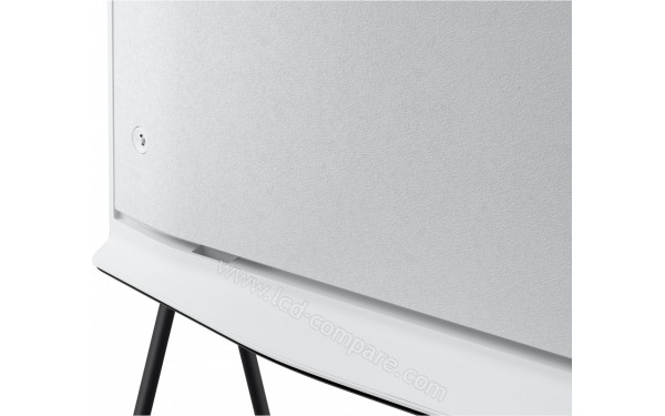 SAMSUNG The Serif QE49LS01RASXXN - Zoom sur la partie basse avec pieds