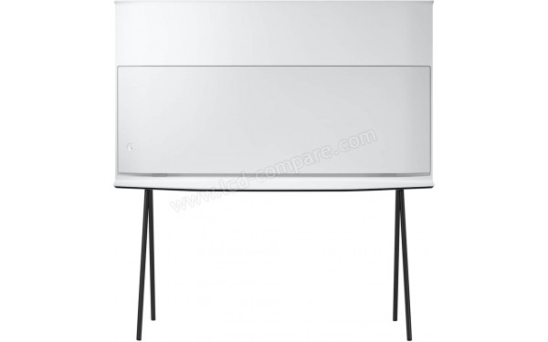 SAMSUNG The Serif 49LS01RA - Vue de l'arri&egrave;re avec pieds