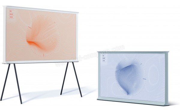 SAMSUNG The Serif QE49LS01TAUXZT - Design double position avec ou sans pieds