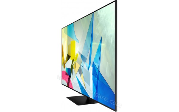 SAMSUNG QE49Q80T - Vue 3/4 droite