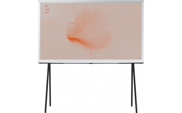 SAMSUNG The Serif QE50LS01TA - Vue de face avec pieds