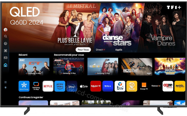 SAMSUNG QE50Q60DAUXXN - Vue de face
