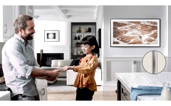 SAMSUNG The Frame QE55LS03R - Mise en situation avec One Connect