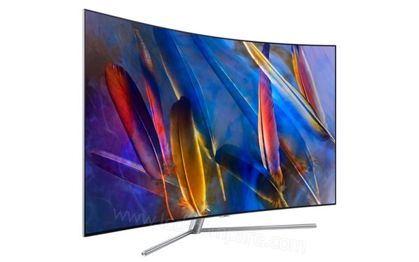 SAMSUNG QE55Q7CAMTXZT 2017 - Vue 3/4 gauche