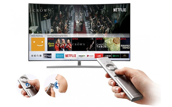 SAMSUNG QE55Q8CGMTXZG 2017 - Utilisation de la t&eacute;l&eacute;commande