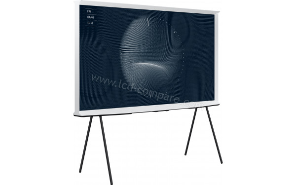 SAMSUNG The Serif QE65LS01BA - Vue 3/4 gauche avec support
