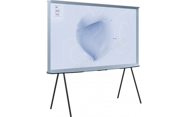 SAMSUNG The Serif QE65LS01BB - Vue 3/4 gauche avec support