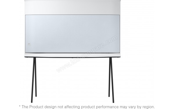 SAMSUNG The Serif QE65LS01TA - Vue de l'arri&egrave;re avec pieds